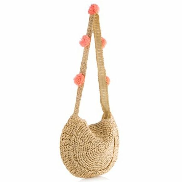 Shiraleah Rio Straw Pom-Pom Shoulder Bag - Picture 4 of 11